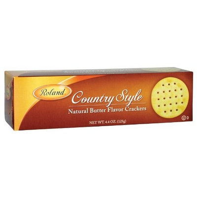 Roland Country Style Butter Crackers, 4.4-Ounce (Pack of 12)