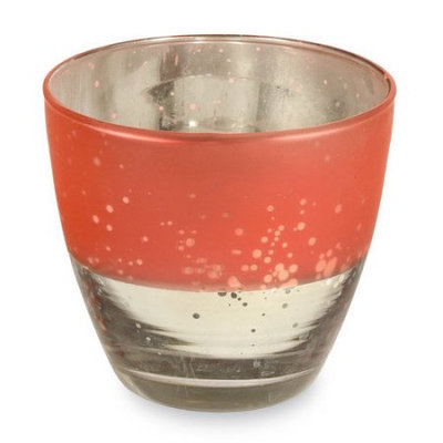 Boston International Glass Tealight, Pink (Set of 3)