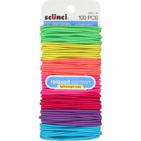 scunci No Damage Hair Ties, 100 count