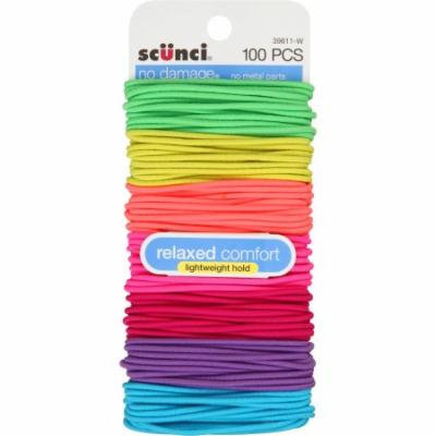 scunci No Damage Hair Ties, 100 count
