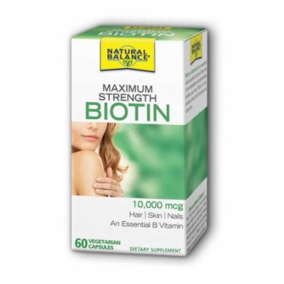 Biotin 10,000 mcg Natural Balance 60 VCaps