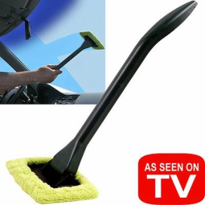 Handy EZ Windshield Wiper with Long Handle and Pivoting Head