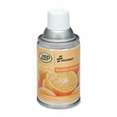 Skilcraft Zep Meter Mist Refill - Aerosol - 600sq. Ft. - Mandarin Orange (NSN4598263)
