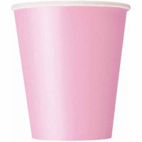 9 oz Light Pink Paper Cups, 14ct