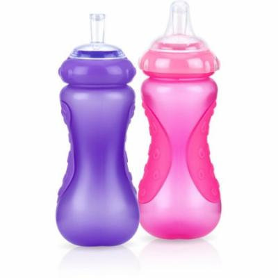 Nuby 2-Pack 10-oz Sport Sipper, Girl, BPA-Free