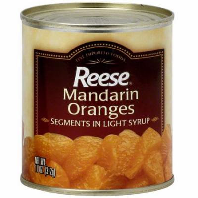 Reese Mandarin Oranges Segments In Light Syrup, 11 oz (Pack of 24)