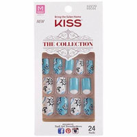 Kiss The Collection Medium Length Nails, Imagination, 24 count