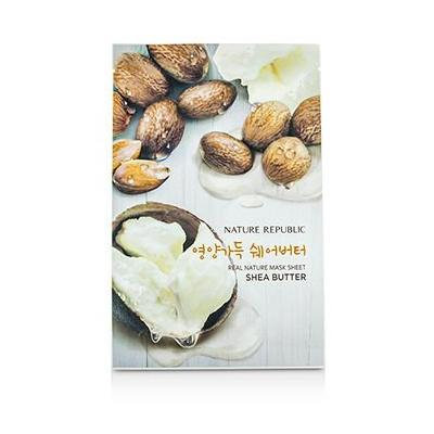 Nature Republic Real Nature Mask Sheet - Shea Butter 10x23ml/0.78oz