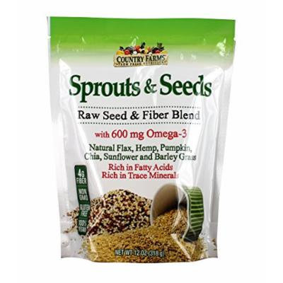 Country Farms Organic Sprouts and Seeds, 12 Ounce
