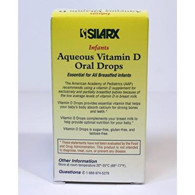 Silarx Aqueous Vitamin D Oral Drops 50ml Pack of 4