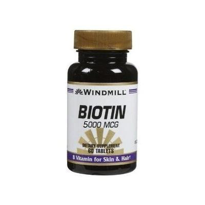 Windmill Biotin 5000 Mcg Tabs 60's Windmill Pack of 4