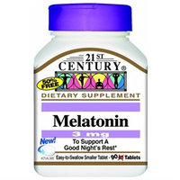 21st Century Healthcare Melatonin 3 mg 90 Tablets, 21st Century Health Care