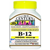 21st Century Healthcare Vitamin B-12 1000 mcg 110 Tablets, 21st Century Health Care
