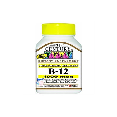 21st Century Healthcare Vitamin B-12 1000 mcg 110 Tablets, 21st Century Health Care