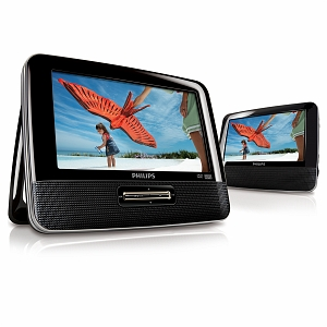 Philips Portable Dvd Player Featuring Two 7