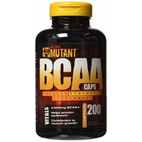 Mutant Extreme Potency BCAA Capsules, 200 Count