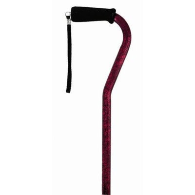 Medbasix Offset Single Point Cane Color: Red