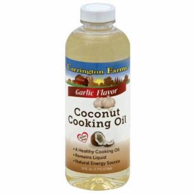 Carrington Farms Garlic Flavor Coconut Cooking Oil, 16 fl oz, (Pack of 6)