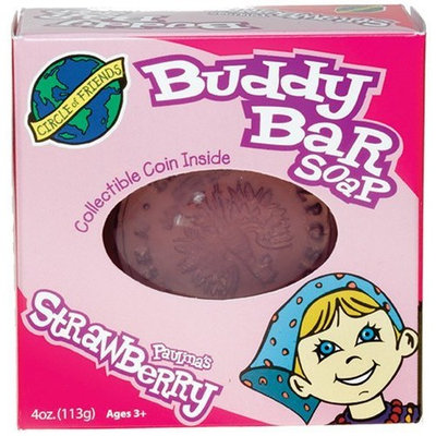 Circle of Friends Paulina's Strawberry Buddy Bar Soap, 4 oz.