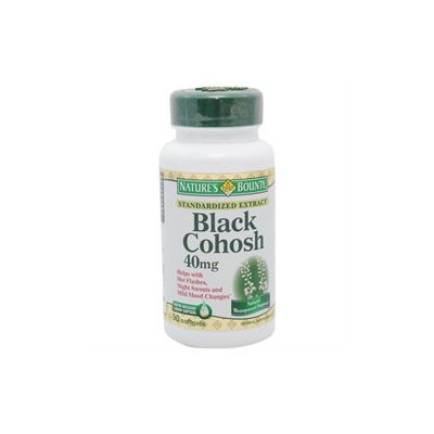 Black Cohosh Capsules Nature's Bounty Black Cohosh 40 mg 90 Softgels