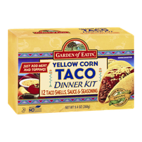 Garden of Eatin' Yellow Corn Taco Dinner Kit - 12 CT