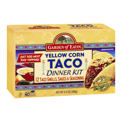 Garden of Eatin' Yellow Corn Taco Dinner Kit - 12 CT