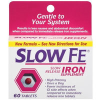 Slow Fe Slow Release Iron Tablets, 60 Count