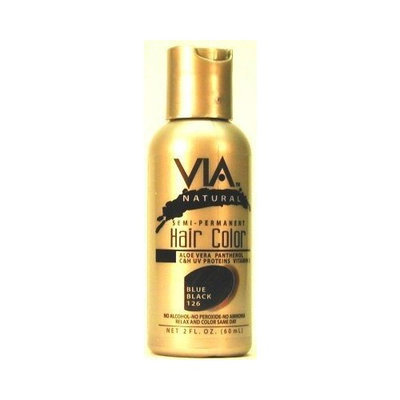 Via Natural Via Nat. 2oz Semi Perm Hair Color #126 Blue Black