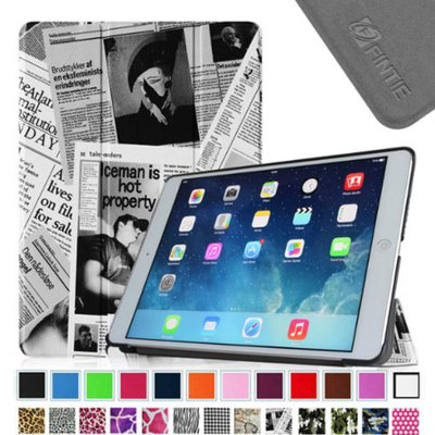 iPad Air 2 Case - Fintie Ultra Slim Stand Case with Auto Wake / Sleep Feature for Apple iPad Air 2, Newspaper