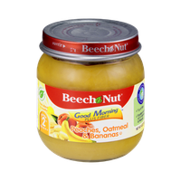 Beech-Nut® Stage 2 Good Morning Plus Fiber Peaches, Oatmeal & Bananas