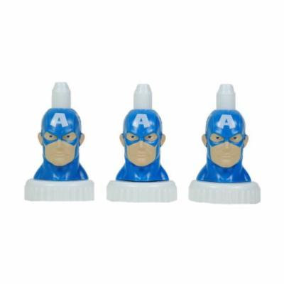 good2grow spill-proof bottle toppers 3-pack, Captain America