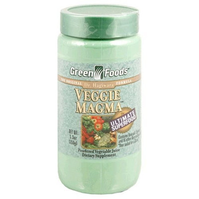 Green Foods Veggie Magma Powdered Vegetable Juice , 5.3 Ounces (150 g)