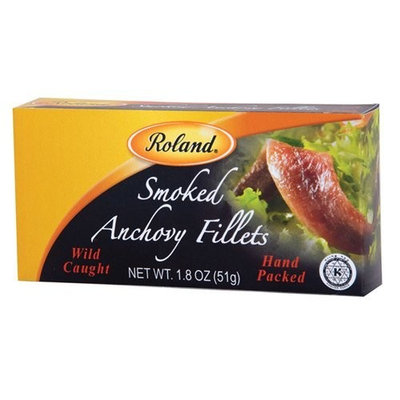 Roland Smoked Anchovy Fillets, 1.8 Ounce