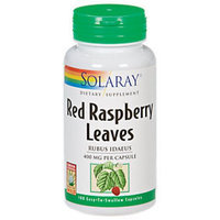 Solaray - Red Raspberry Leaves 400 mg. - 100 Capsules