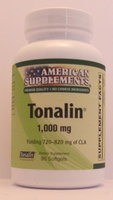 Tonalin 1000 MG No Chinese Ingredients American Supplements 90 Softgel