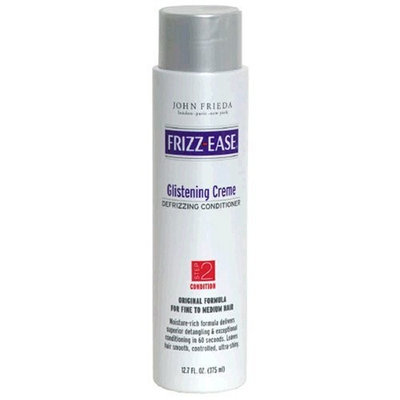 Victory Wholesale Grocers Frizz-Ease Glistening Creme Defrizzing Conditioner for Fine to Medium Hair, Step 2: Condition, 12.7 fl oz (375 ml)