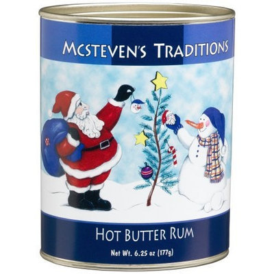 Mcstevens McSteven's Traditions Hot Butter Rum, 6.25-Ounce Tins (Pack of 3)