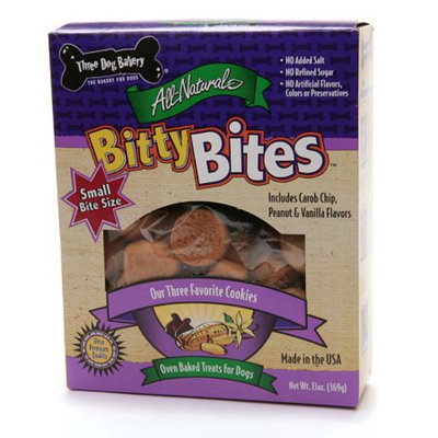Three Dog Bakery Bitty Bites Oven Baked Treats