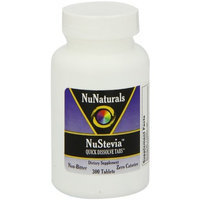 NuNaturals Nustevia White Stevia Quick Dissolve Tablets, 300-Count