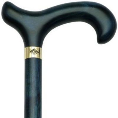 Harvy Men Derby Cane Scorched Blue -Affordable Gift! Item #DHAR-9588200