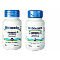 Life Extension Gamma E 340 Mg, 60 softgels (60x2)