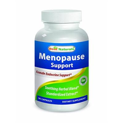 #1 Menopause Support 90 Capsules by Best Naturals - Female Endocrine Support - Manufactured in a USA Based GMP Certified and FDA Inspected Facility and Third Party Tested for Purity.