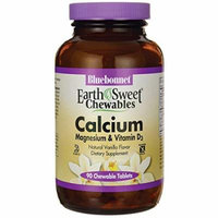 Bluebonnet Nutrition Earthsweet Chewables Calcium Magnesium & Vitamin D3 - V 90 Chwbls