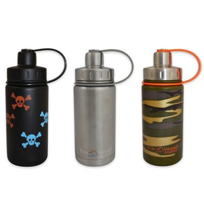 Eco Vessel Sports Bottles 13 oz. Twist Triple Insulated Bottle with Screw Cap - Camouflage TWS400CA