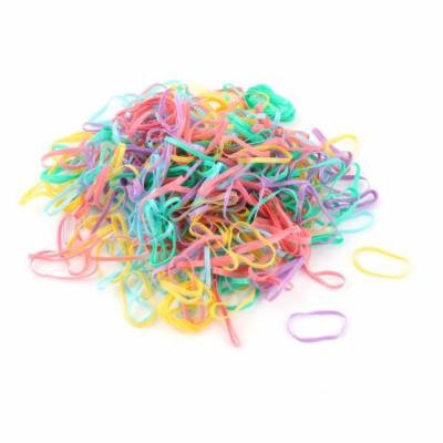 360 Pcs Assorted Color Stretchy Ponytail Holders Hair Ties Rubber Bands for Lady