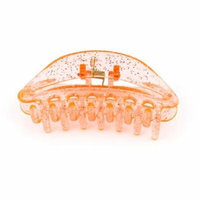 Orange Plastic Hair Jaw Clip Claw Clamp Hairpin Hairdressing