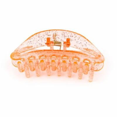 Orange Plastic Hair Jaw Clip Claw Clamp Hairpin Hairdressing