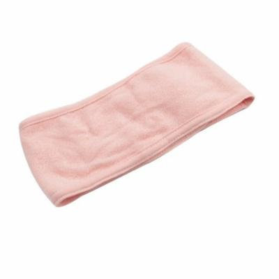 Detachable Closure Light Pink Spa Bathing Bath Beauty Headband Hair Band