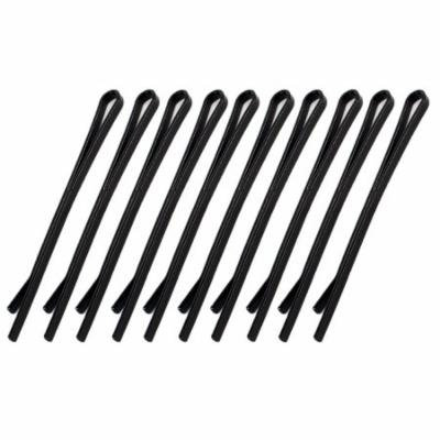 10 Pcs Metallic Hairstyle Hair Pins Hair Clips Black for Lady