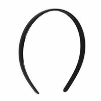 Lady Black Hairstyle DIY Ornament Plastic Headband Hair Hoop 1.2cm Width